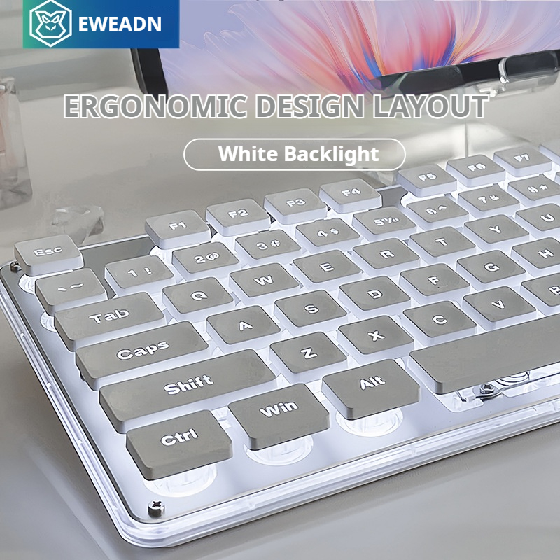 Gaming Keyboard Mouse And Headset Combo - EWEADN V3 Wireless Silent Office Tastatur-und
