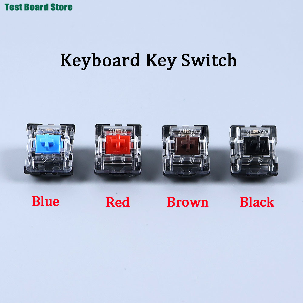 Gaming Keyboard Blue Switches - 2-Pin Clicky Linear Tactile Silent Tastaturschalter