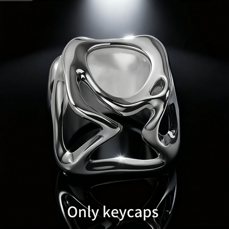 Keyboard Lube Kit - 【Ein Schlüsselstück】Venom Liquid Metal galvanisierte Tastenkappen,
