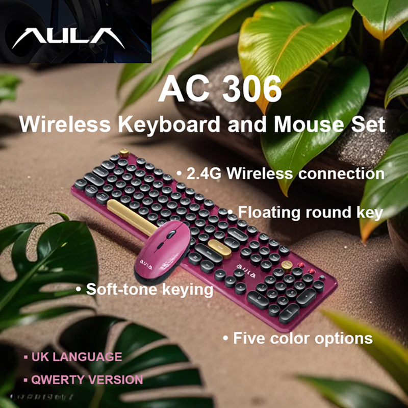 Gaming Keyboard And Mouse For Xbox - AULA AC306 Kabellose Tastatur- und Maus-Kombination,