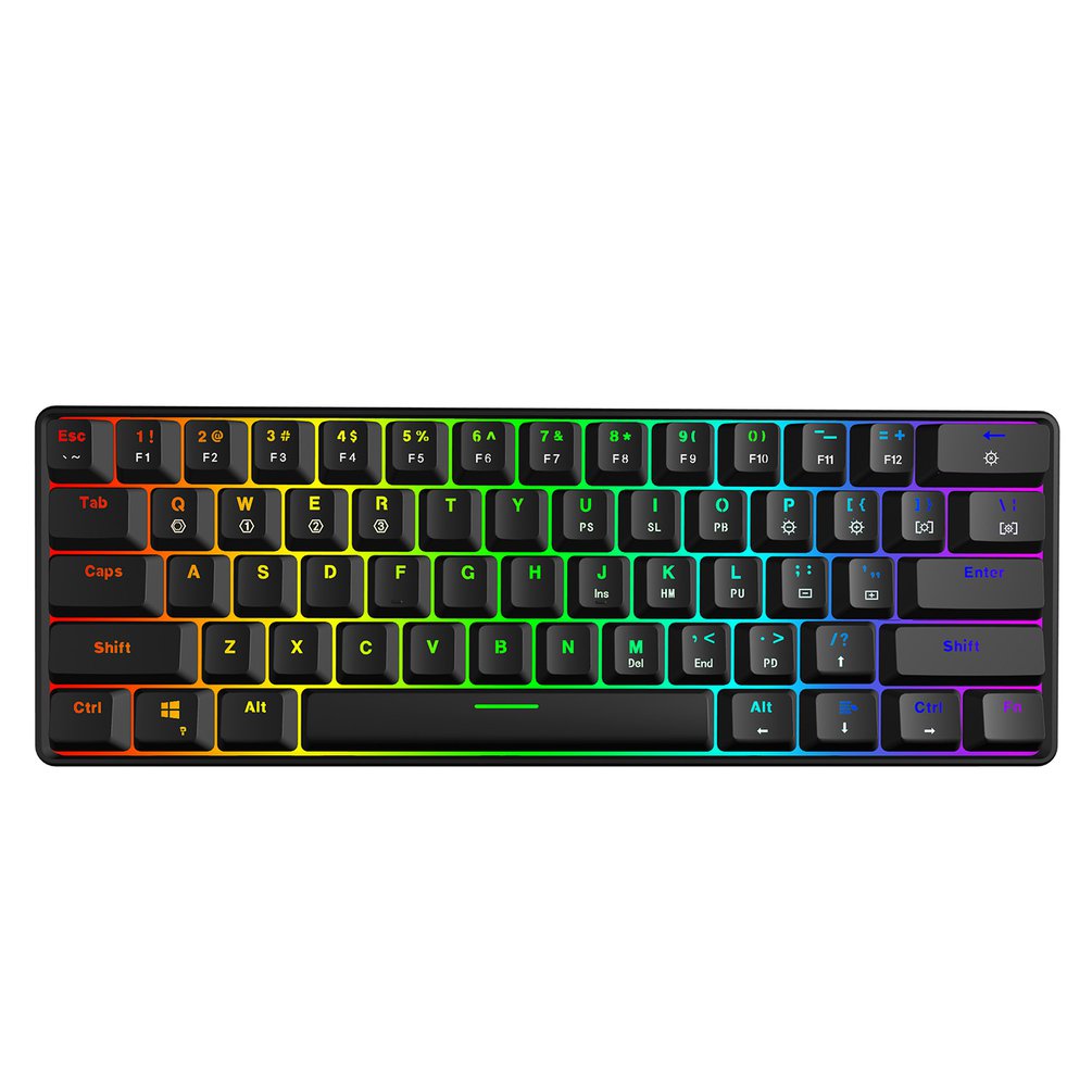 Gaming Keyboard Mini Mechanical - SKYLOONG GK61 Mini Tragbare 60% Gamer