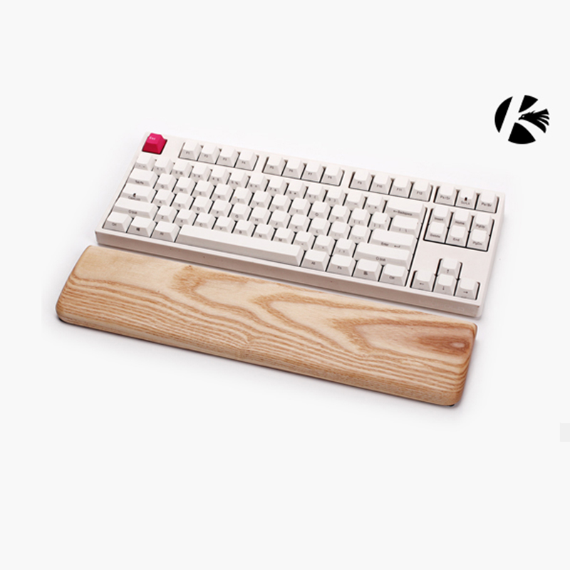 Wrist Rest Wood - Kashcy massive Ashtree-Handballenauflage aus Holz für