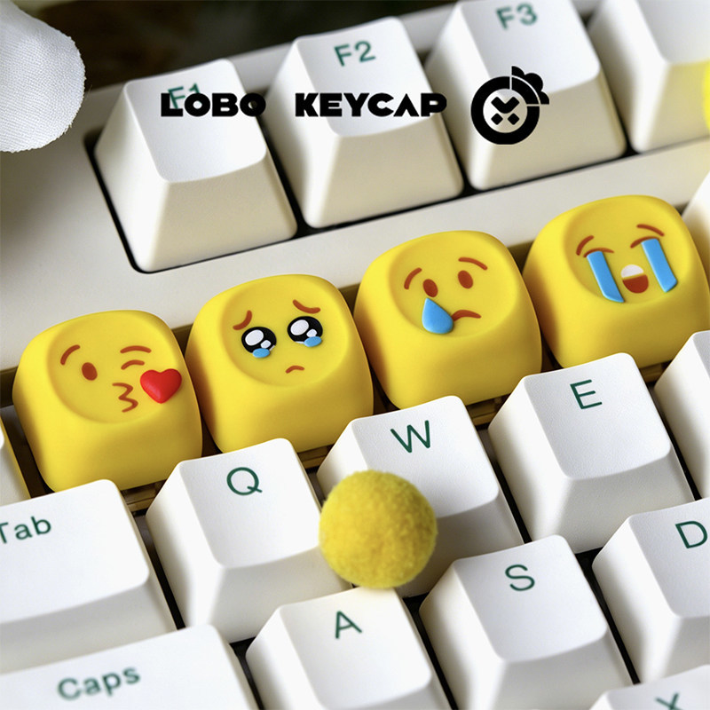 Trendige Emoji-Tastenkappen Ka – Gaming Keyboard Emoji Bewertung und Preis