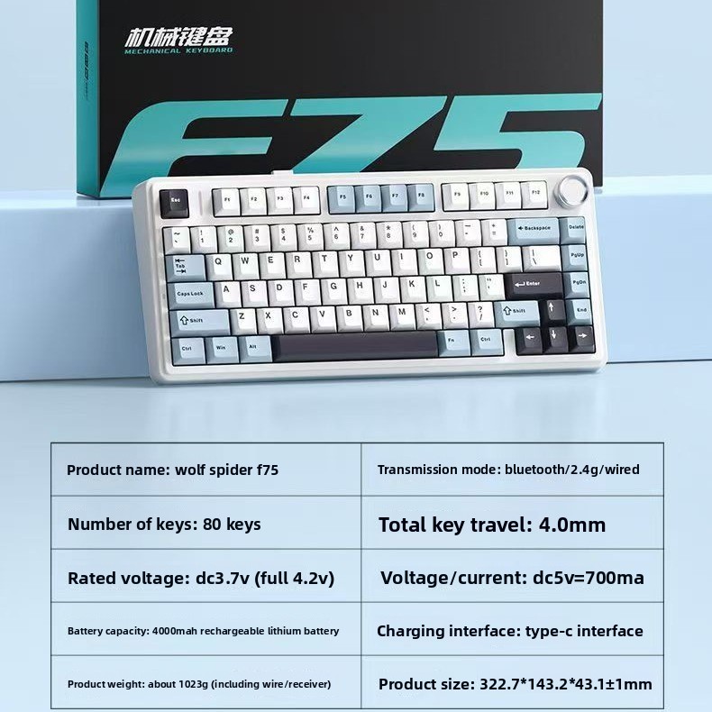 Aula F75 Mechanische Tastatur  – Gaming Keyboard Types Bewertung und Preis