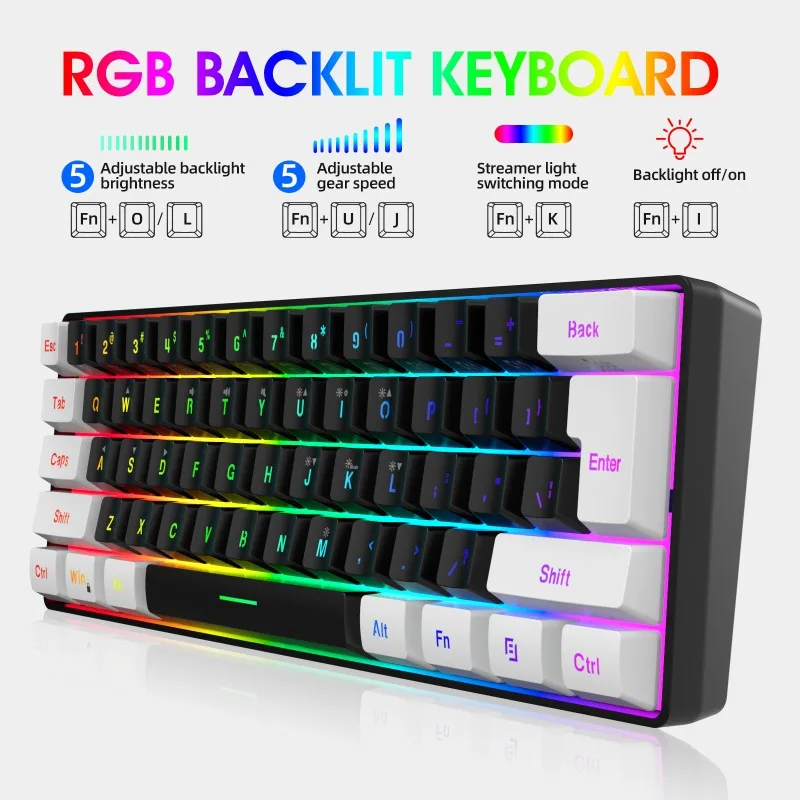 Tastatur und Maus 60% Computer – Gaming Keyboard And Mouse Mobile Bewertung und Preis