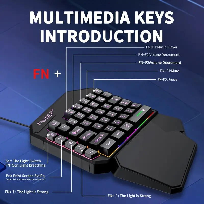 FocusOnPC TF900 2-in-1 Mobiler – Gaming Keyboard And Mouse Mobile Bewertung und Preis