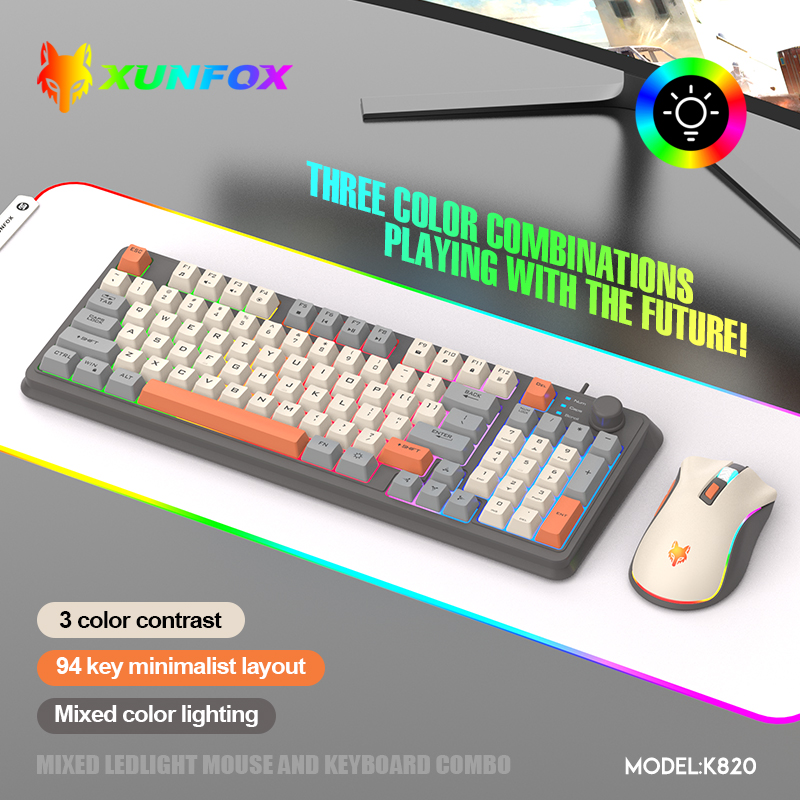 K820 USB Wired Spiel Tastatur  – Gaming Keyboard Mouse And Headset Combo Bewertung und Preis