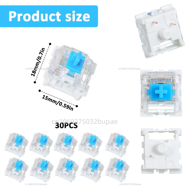 Blaue Mechanische Tastatur-Sch – Gaming Keyboard Blue Switches Bewertung und Preis