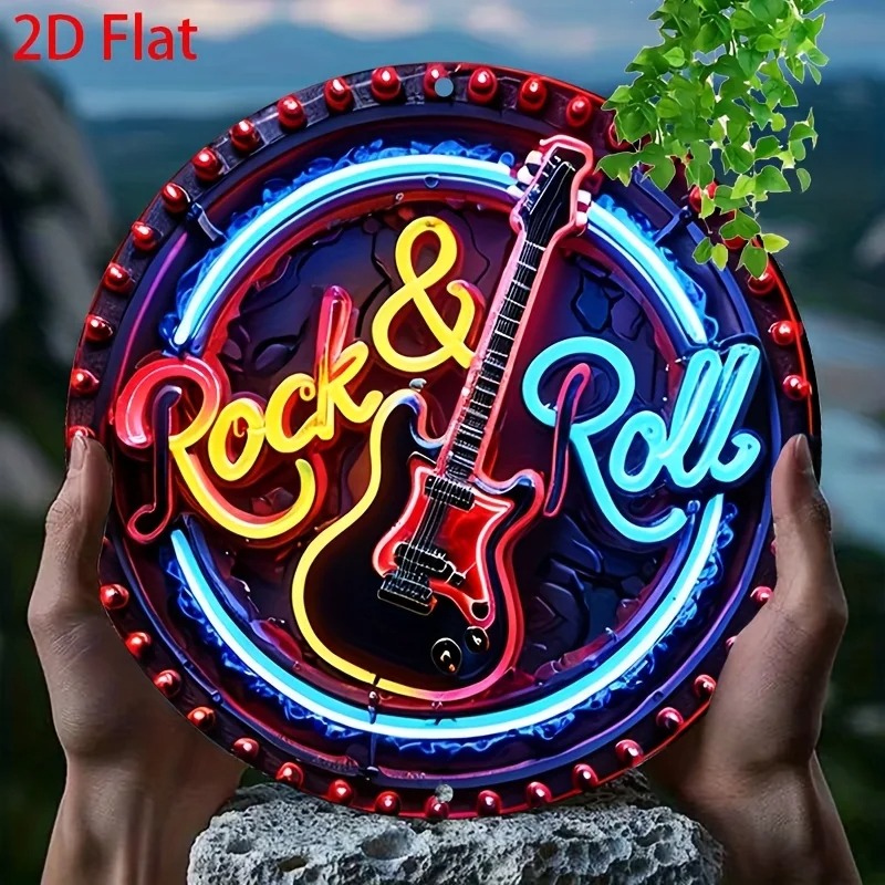 Ein Vintage-Rock-Neonschild, 2 – Brass Weight Plate Bewertung und Preis