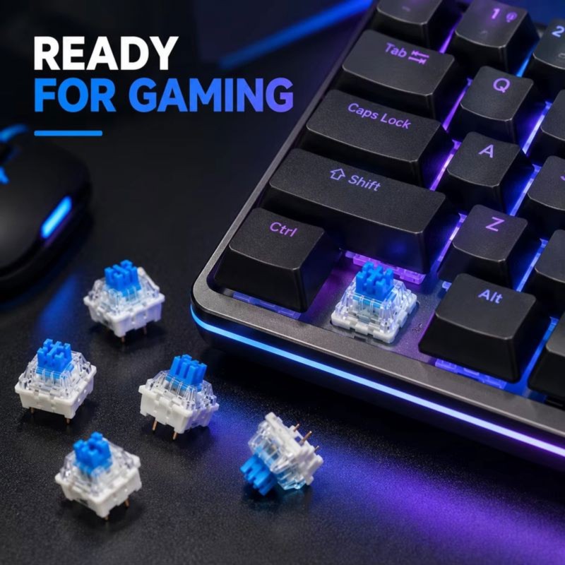 DT21 100 Stück DIY Mechanische – Gaming Keyboard Blue Switches Bewertung und Preis