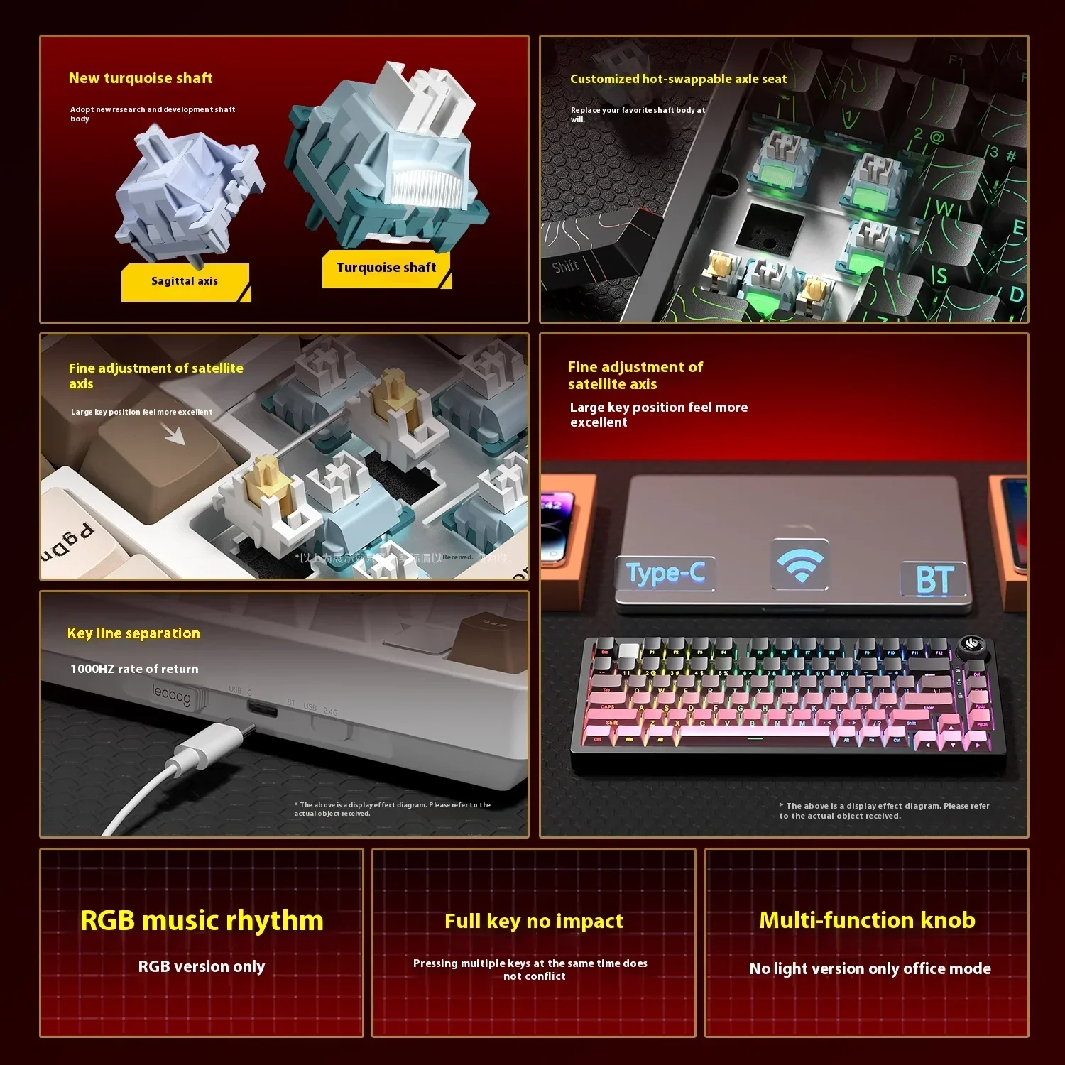 Leobog Hi75C Hi75 Hi75C Pro Al – Gaming Keyboard Mini Mechanical Bewertung und Preis